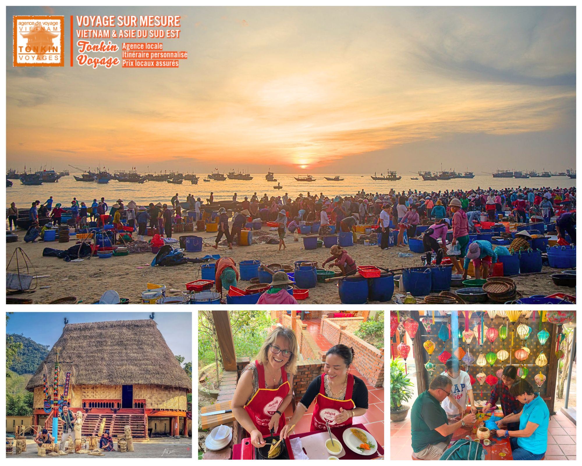 Les exp&eacute;riences immersives dans le Centre du Vietnam avec l'agence locale francophone de voyage sur mesure Tonkin Voyage
